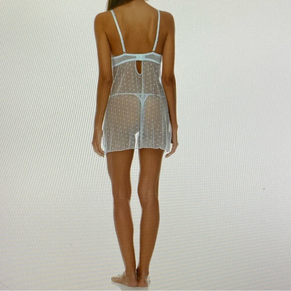 Flora Baby Blue 2 Piece Baby Doll Set Size Large NWT - Picture 2 of 15